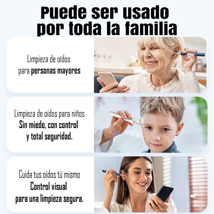 LIMPIADOR DE OIDOS CON CAMARA
